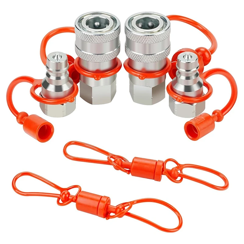 

ABHG 1/4Inch Pioneer Hydraulic Coupler With Dust Cap Suitable For A Wide Range Of Hydraulic Applications.