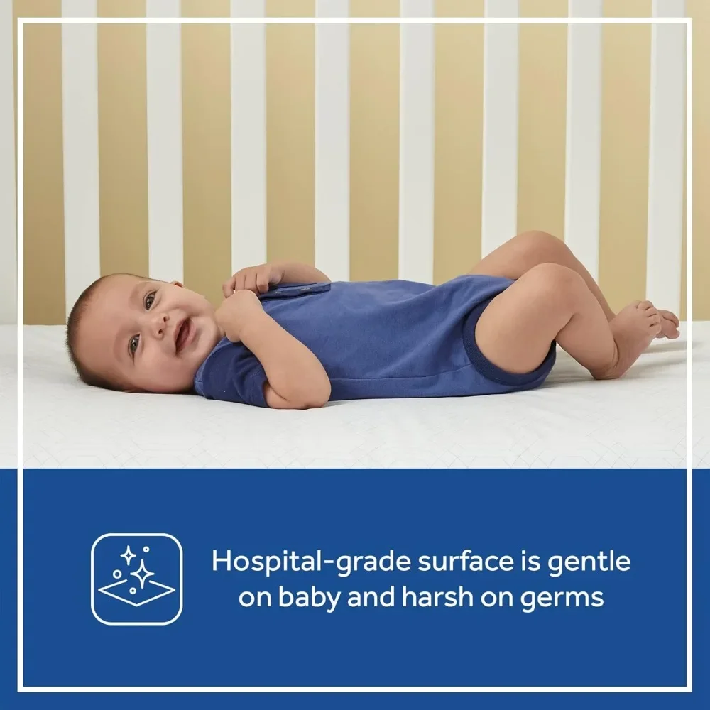 Crib Mattress & Toddler Bed Mattress| Orion 2-Stage Sustainable Antibacterial Baby , GREENGUARD Air Quality Certified