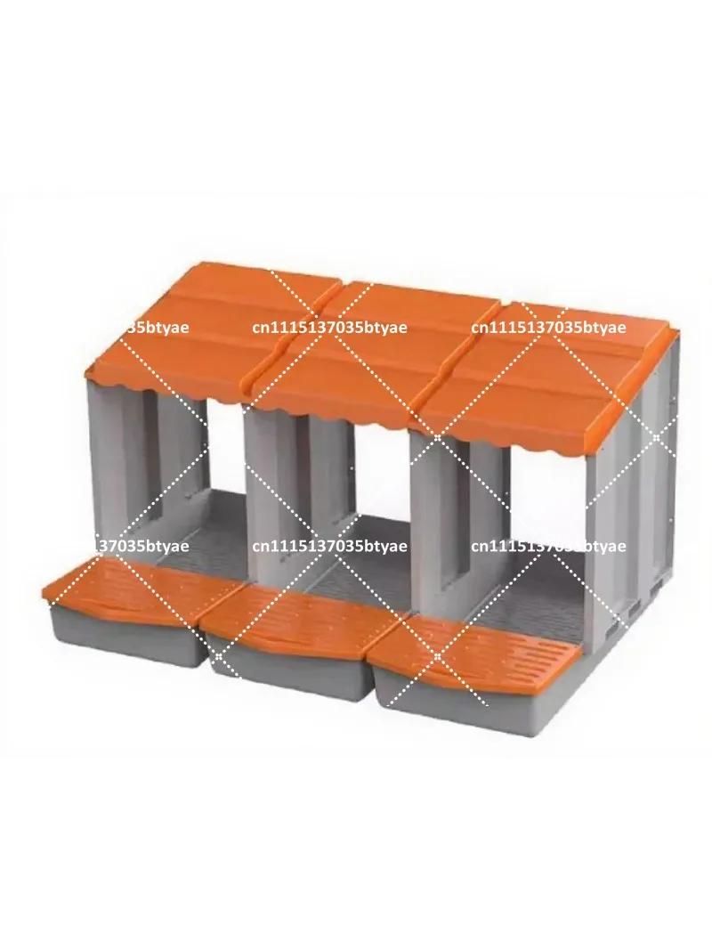 Chicken Nesting Box for Egg Laying, Easy Assemble Hen Laying Box with Removable Egg Collection Tray, Poultry Coop Supply