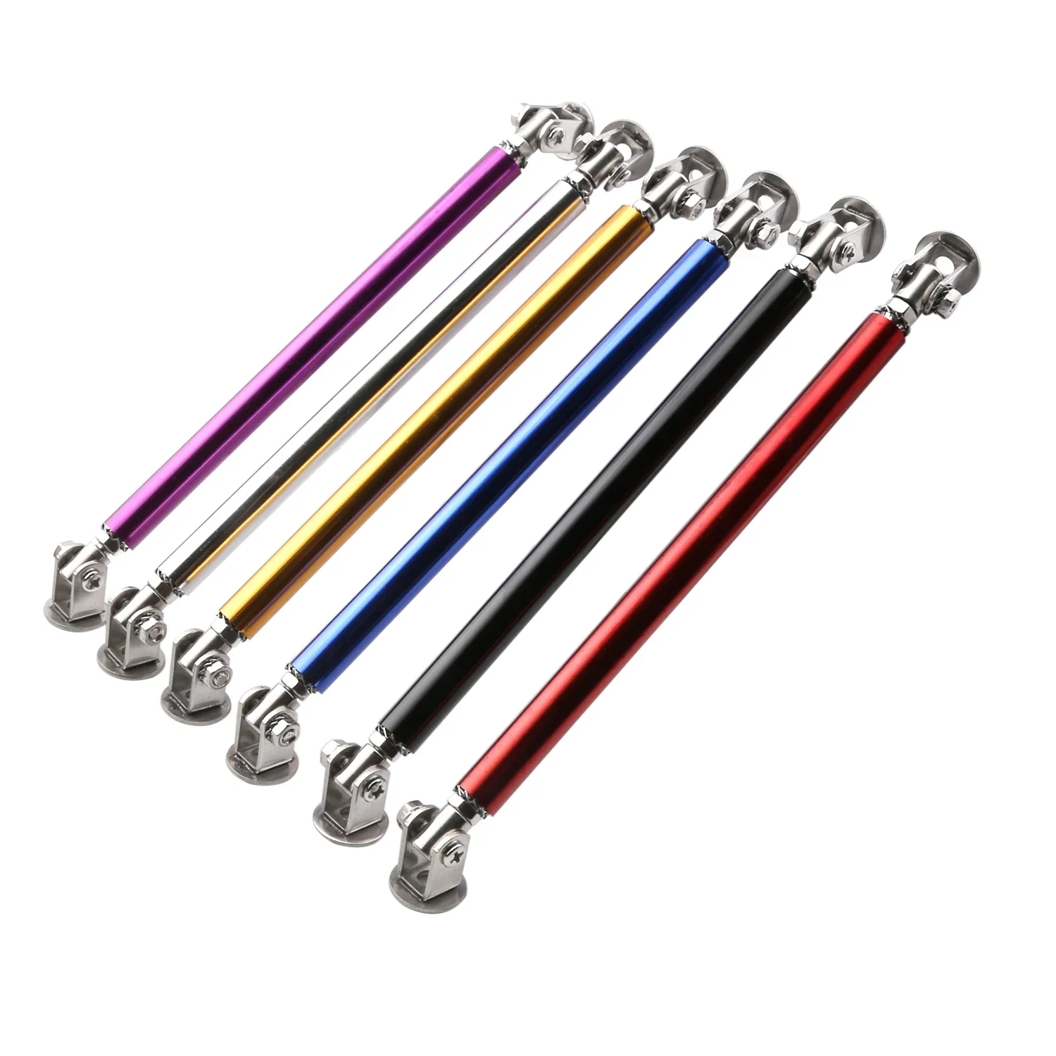 200mm Universelle Auto-Trennstange, Verstellbarer Edelstahl-Frontstoßstangen-Lippen-Stützstangen-Kit für Rennsport, ohne Bohren von Löchern – Detail 15