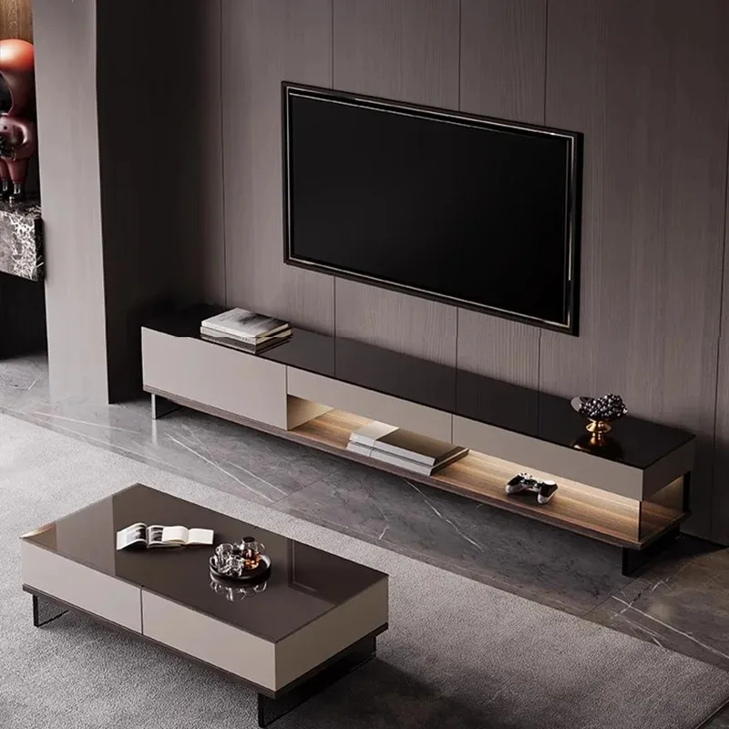 

Living Room Modern Tv Stands Wood Storage Designer Wall Luxury Office Center Tv Table Universal Archivadores Room Decorations