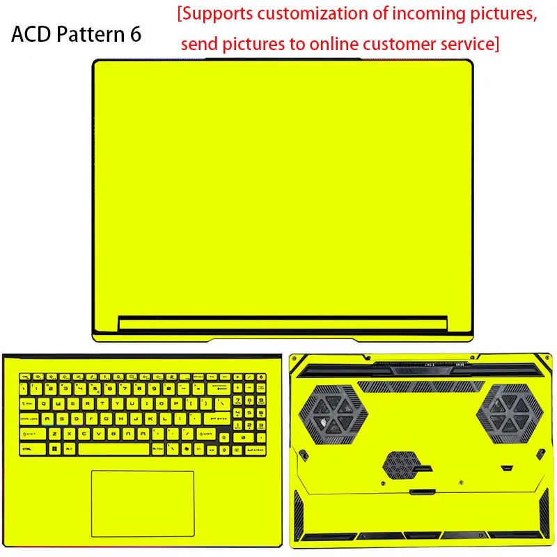 For MSI Vector 17HX A14V/A13V body film 17HX AI A2XW Laptop skin sticker GE78/GP78HX vinyl protective film Katana 17 B12VEK/B13V