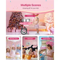 SucceBuy Electric Cotton Candy Machine with Cart Commercial Candy Floss Maker with 20.5 in Stainless Steel Bowl Sugar Scoop 4