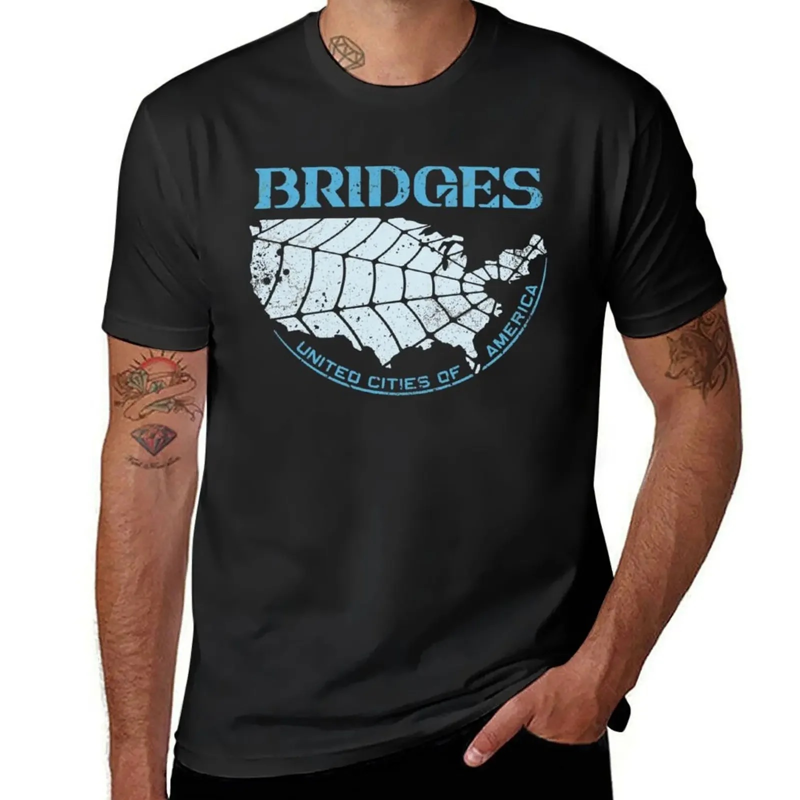 Bridges v3 Aged (Death Stranding) T-Shirt tees shirts graphic tee blanks mens t shirts pack