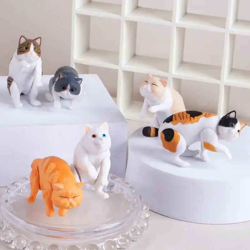 1 Set Dollhouse Miniature Cat Trees Scratcher Model Accessories For Doll House Decor Kids Pretend Play Toys Gift