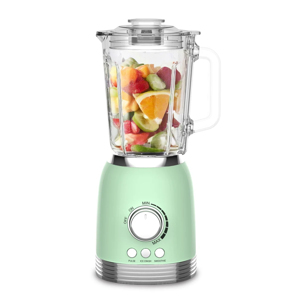 Professional 800 Watts Countertop Juicer Blender For Home Use 50.73 Oz Smoothie Maker With Stepless Setting