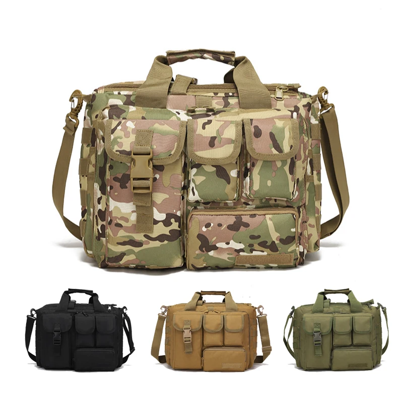 

Outdoor Tactical Messenger Bag Big Capacity Laptop Bags Portable Shoulder Bag Camping Hiking Bandbag