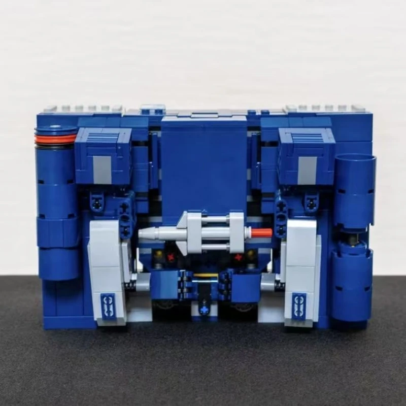 MINISO صالح 10358 روبوت Soundwave اللبنات الجمعية الطوب نموذج لعب لصبي أطفال عيد الميلاد هدية عيد ميلاد ديكور المنزل