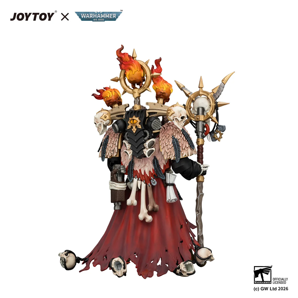 [Pre Order]JOYTOY 1/18 Action Figure Warhammer 40K Black Legion Master of Possession figures Toys view 3