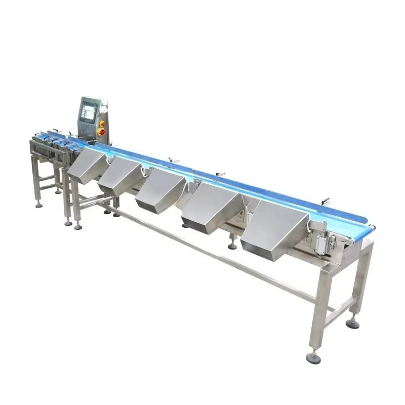 Automatic Multi-Level Fruit Vegetable Weight Sorter Food Fillet Conveyor Belt Weight Sorting Grading Machine Price