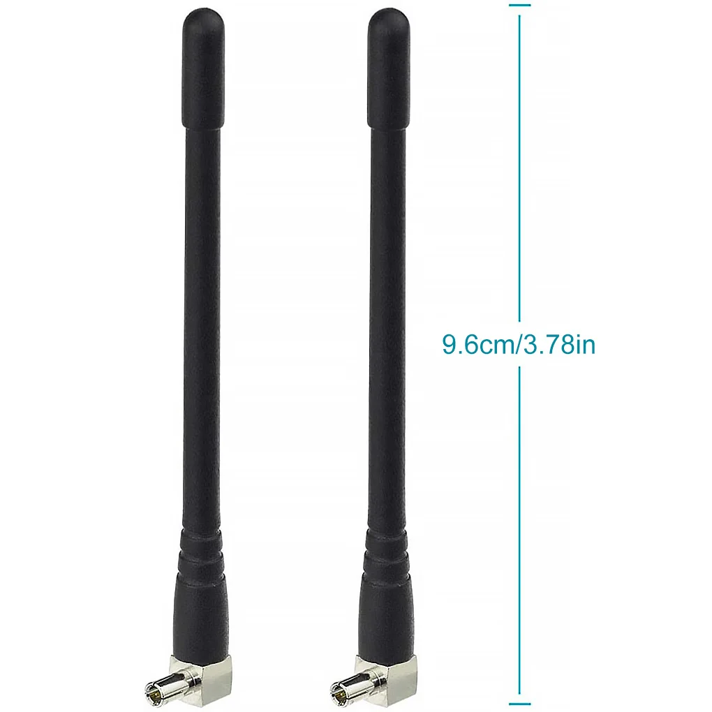 TS9 Router Modem Wifi antena, Router ekstensi antena USB kartu PCI Aerial 2 buah