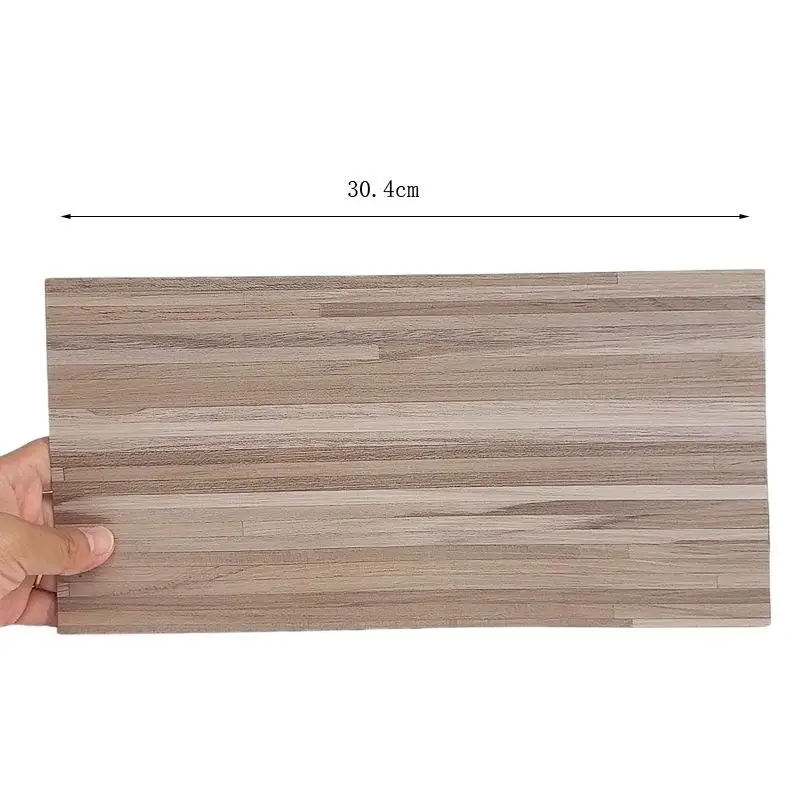 1 Piece 1:12 Doll House Furniture Wall Floor Decor Miniature Dollhouse PVC Imitation Wood Flooring Mini Floor Boards Floor Tiles