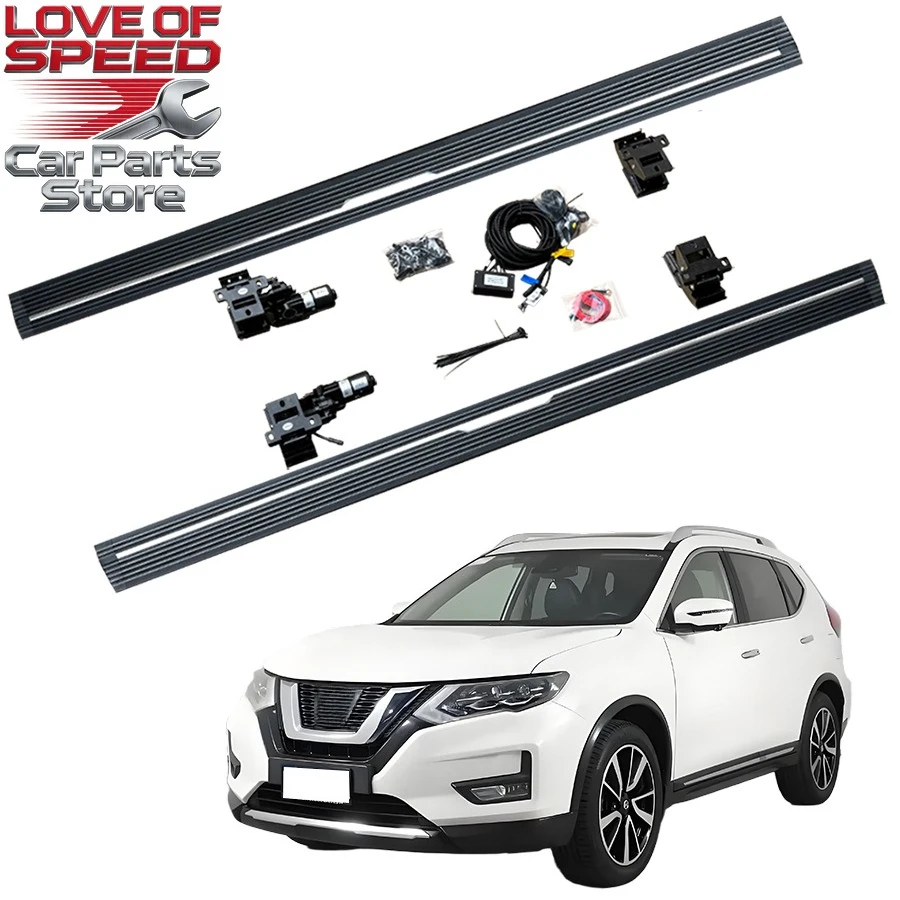 

Новинка 2026 года: Выдвижная, нескользящая, водонепроницаемая, алюминиевая, автоматическая электрическая выдвижная подножка для Nissan X-TRAIL 2014-2017, 2018+