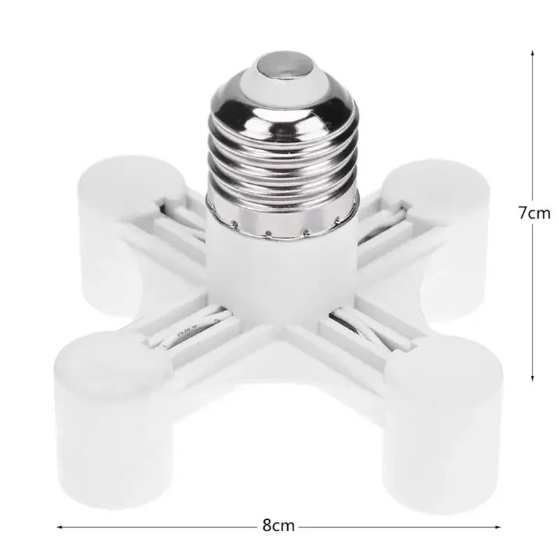 LED電球ヘッドライトソケット,アダプター,スプリッター,コンバーター,ネジ,誘導,ランプホルダー,2, 3, 4,5,6