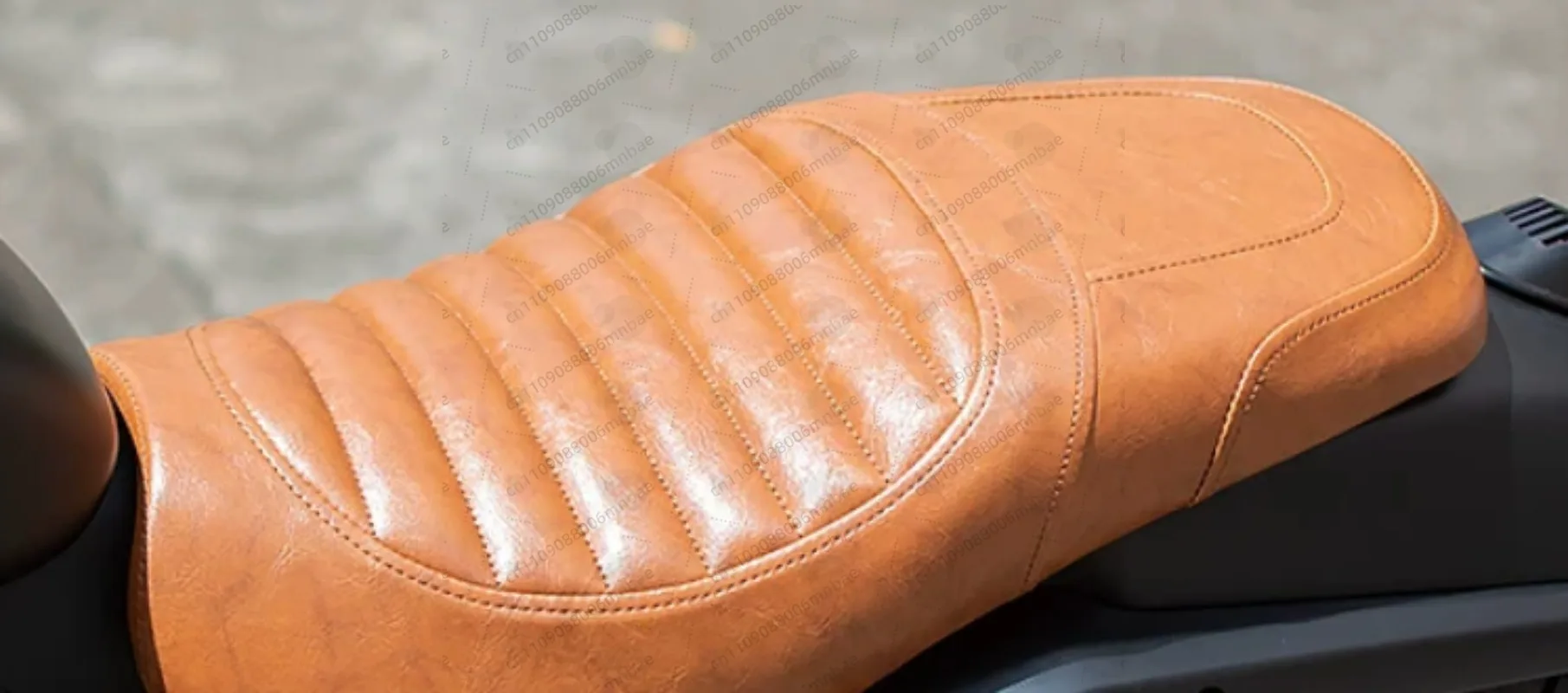Motorcycle Retro Seat Cushion Extended Double Seat Cushion Waterproof Comfortable Modification Accessories For SRV300