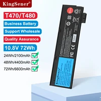 KingSener 10,8 V 6600mAh batería del ordenador portátil para Lenovo ThinkPad T470 T480 T570 T580 P51S P52S 01AV427 01AV428 01AV423 SB10K97580 61 ++