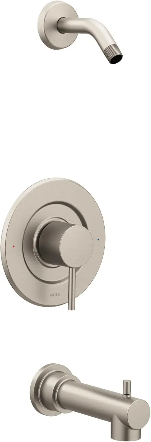 

Align Brushed Nickel Posi-Temp Pressure Balancing Modern Tub and Shower Trim Kit without Showerhead Valve Required, T2193NHBN