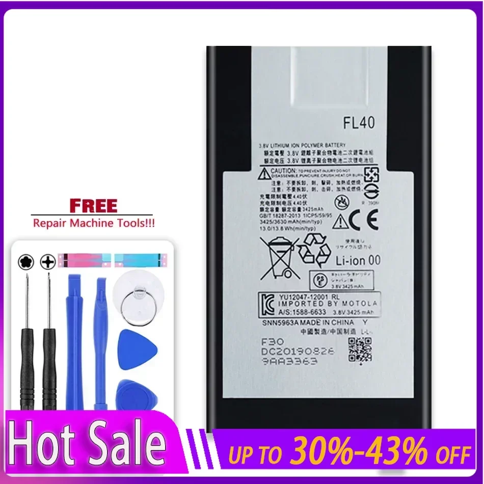 FL40 3630mAh Battery for Motorola Moto X 3A Moto X Play Dual XT1543 XT1544 XT1560 XT1561 XT1562 XT1563 XT1565 Portable Batteries