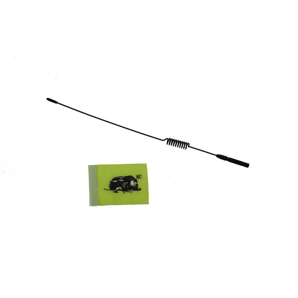 Mk1218 Metal Signal Flags & Poles For TRX4 SCX10 90046 Rc Car Green Decorative Model Accessories Off-Road Truck Climbing Vehicle