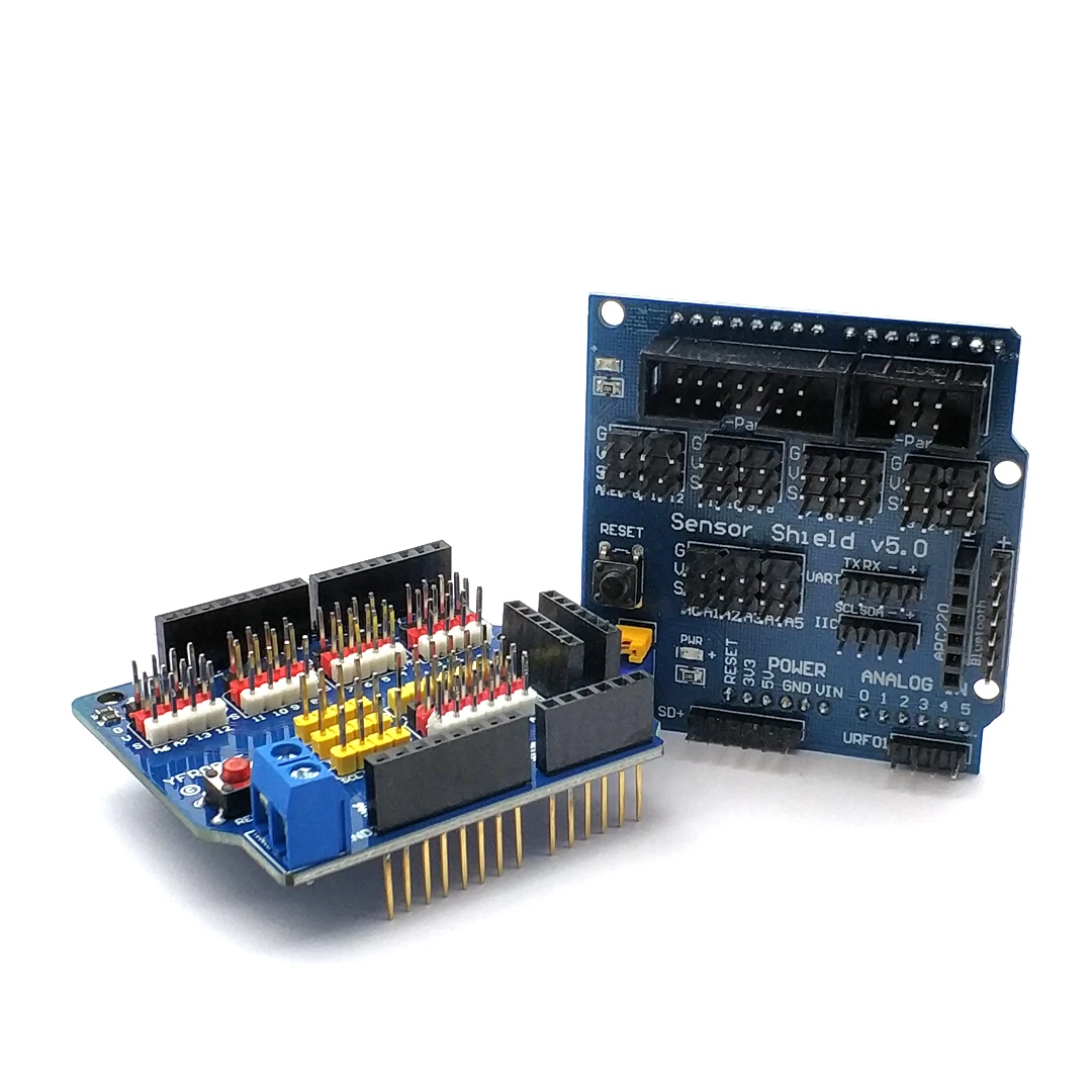 Escudo de Sensor V5, placa de expansión para Arduino UNO R3 V5.0, módulo electrónico, Escudo de Sensor, V5