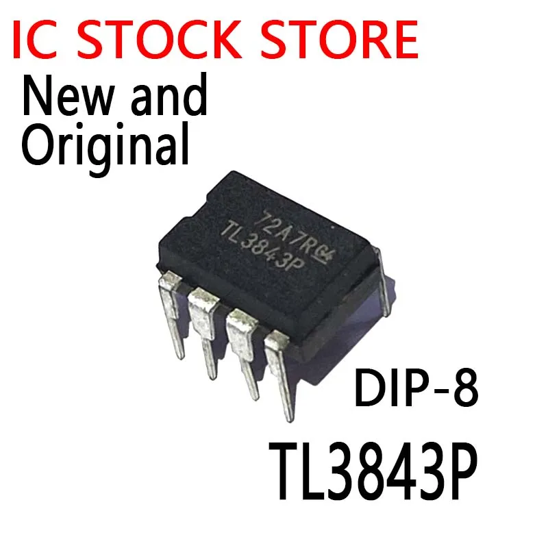 10PCS New and Original  DIP-8 TL3843  3843P  TL3843P