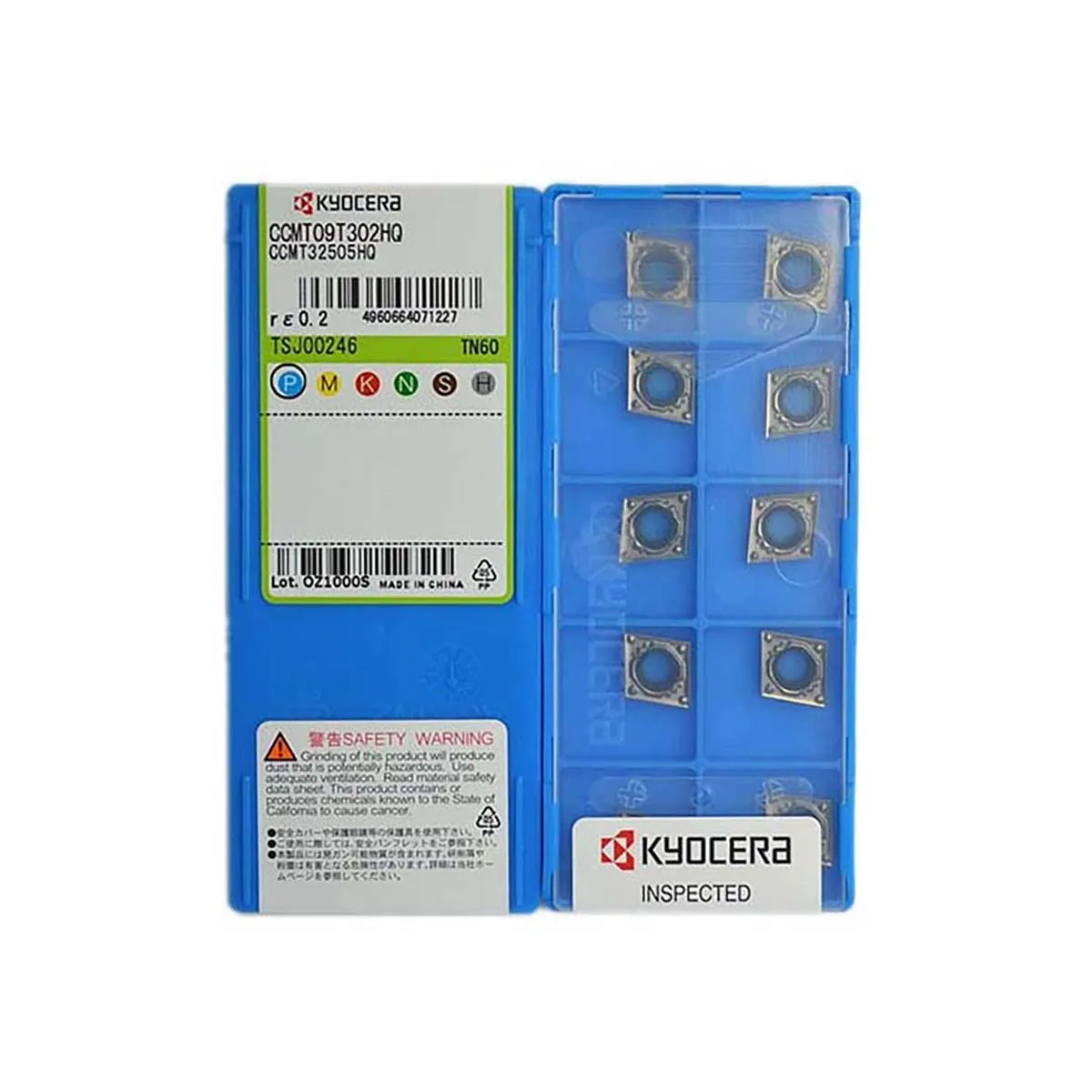 Kyocer 100% الأصلي CCMT CCMT09T308HQ CCMT09T304HQ CCMT09T302HQ CCMT060204HQ CCMT060202HQ CCMT060202HP TN60 تحول إدراج