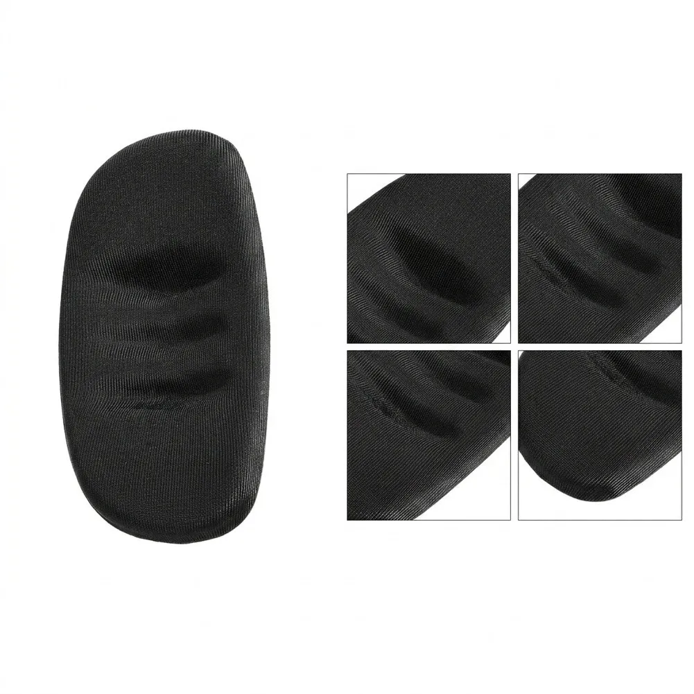 Black Catcher Helmet Chin Cup Replacement Pad for Baseball Softball 10.5x6.5x1cm Sponge Cushion 4 pcs per pack