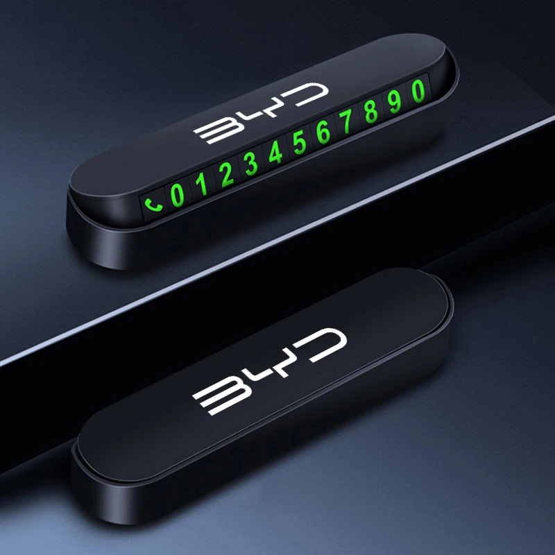 مواقف السيارات رقم الاتصال لوحة نقل بطاقة اتصال السيارة ل BYD Tang F3 E6 Atto3 Yuan Plus Song Max F0 G3 I3 Ea1 Dmi 2din S7 E3