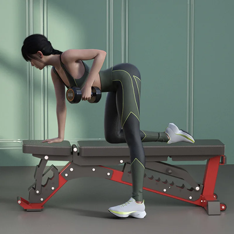 Luxurious Adjustable Weight Lifting Bench Light Commercial Multi-Purpose Gym Exercise Bench