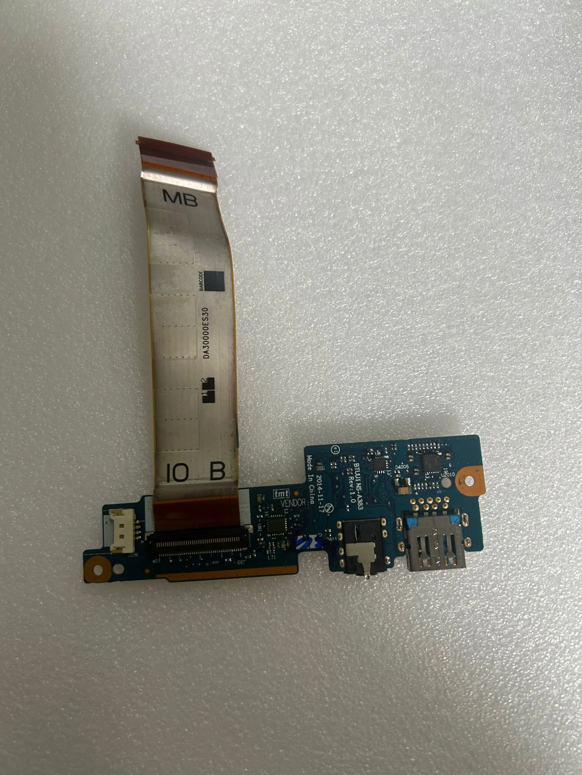 Audio USB Board For Lenovo Yoga 3 3-14 3-1470 BTUU1 NS-A383 REV:1.0 NS-A381 DA30000ES30 100% Working