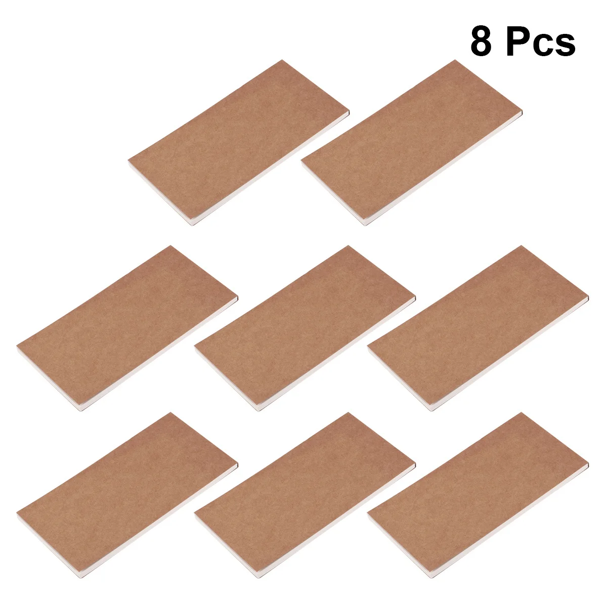 8 قطع من وسادات مذكرة الورق اليدوية، دفاتر ملاحظات محمولة بسيطة ملزمة للقيام بقائمة مخططة، ملاحظات يومية للمدرسة والمكتب للعمل #2