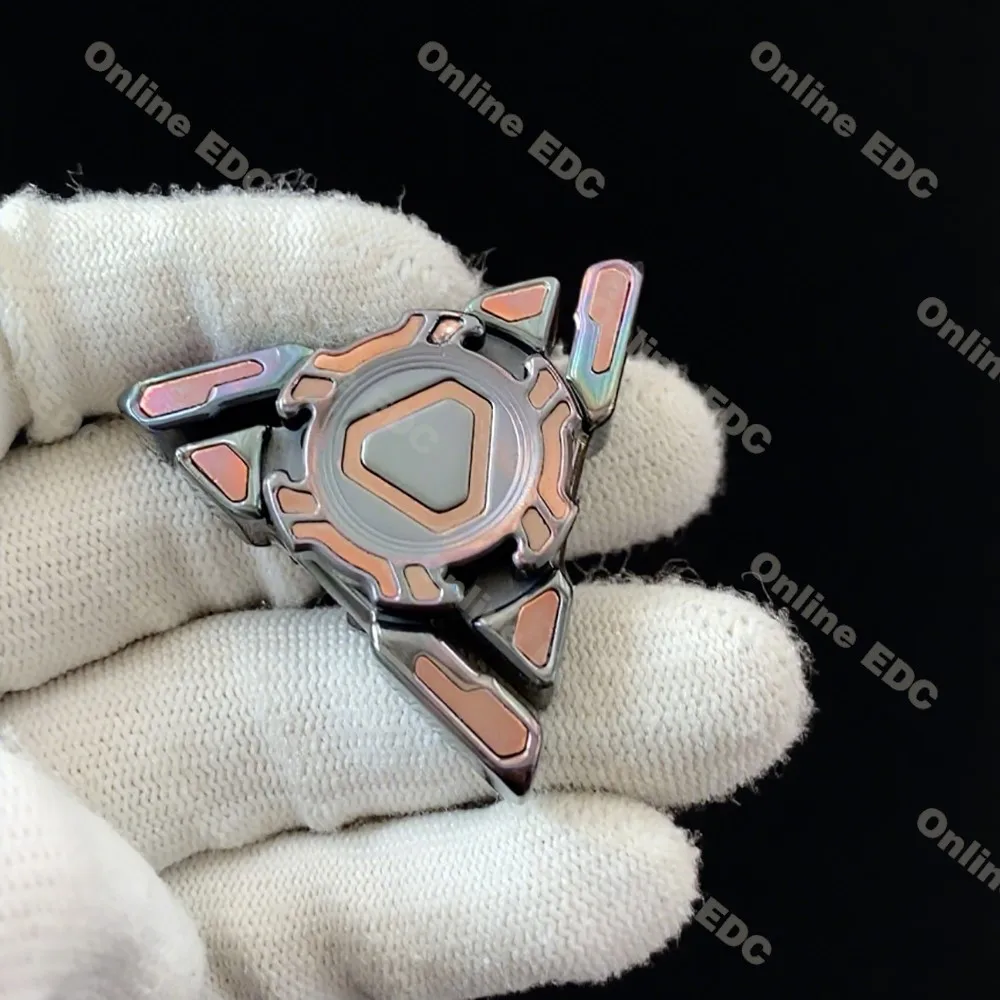 

Б/у EDC Toys Pangolin Studio EDC Trisome Мини Цирконий Медь Спиннер Тревога Игрушки Непоседа Игрушки Для Взрослых