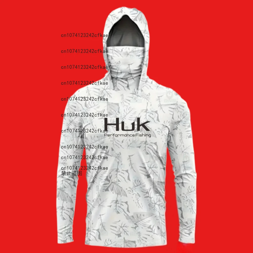 

2025 Fishing Apparel Outdoor Long Sleeve T-shirt Sun Protection Breathable UPF 50+ Men Shirt Hoodie