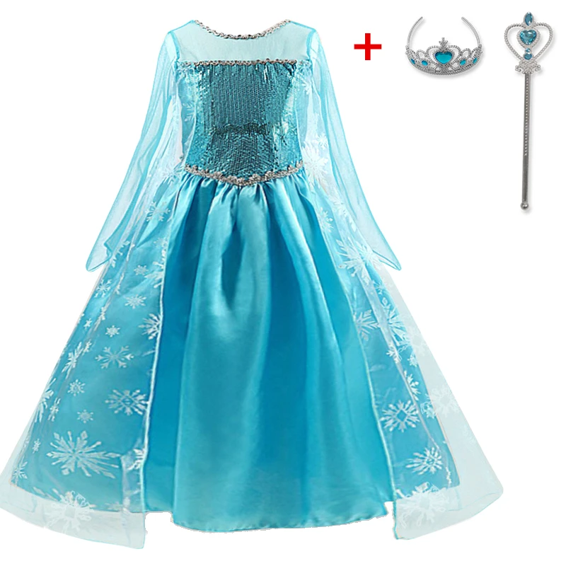 Girls Cosplay Princess Halloween Dresses for Girls Carnival Party Cosplay Costume 4-10 Yrs Masquerade Dress Up Clothes