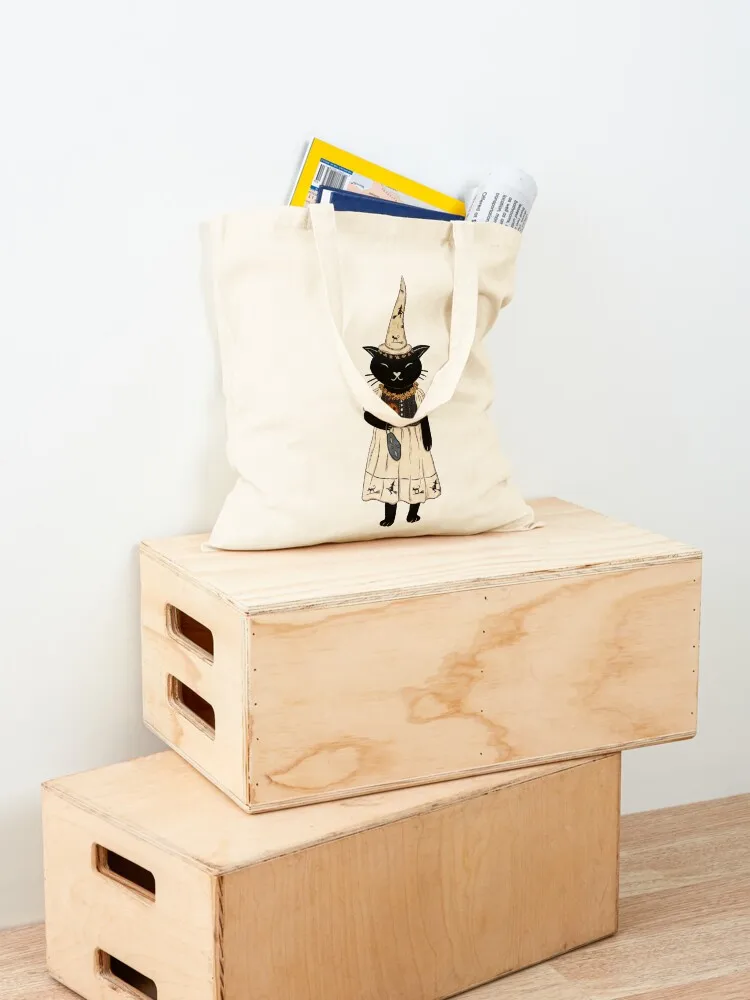 حقيبة حمل على شكل قطة مخيفة، حقيبة هدايا بشاشة، حقائب بقالة قابلة لإعادة الاستخدام، حقيبة قماشية