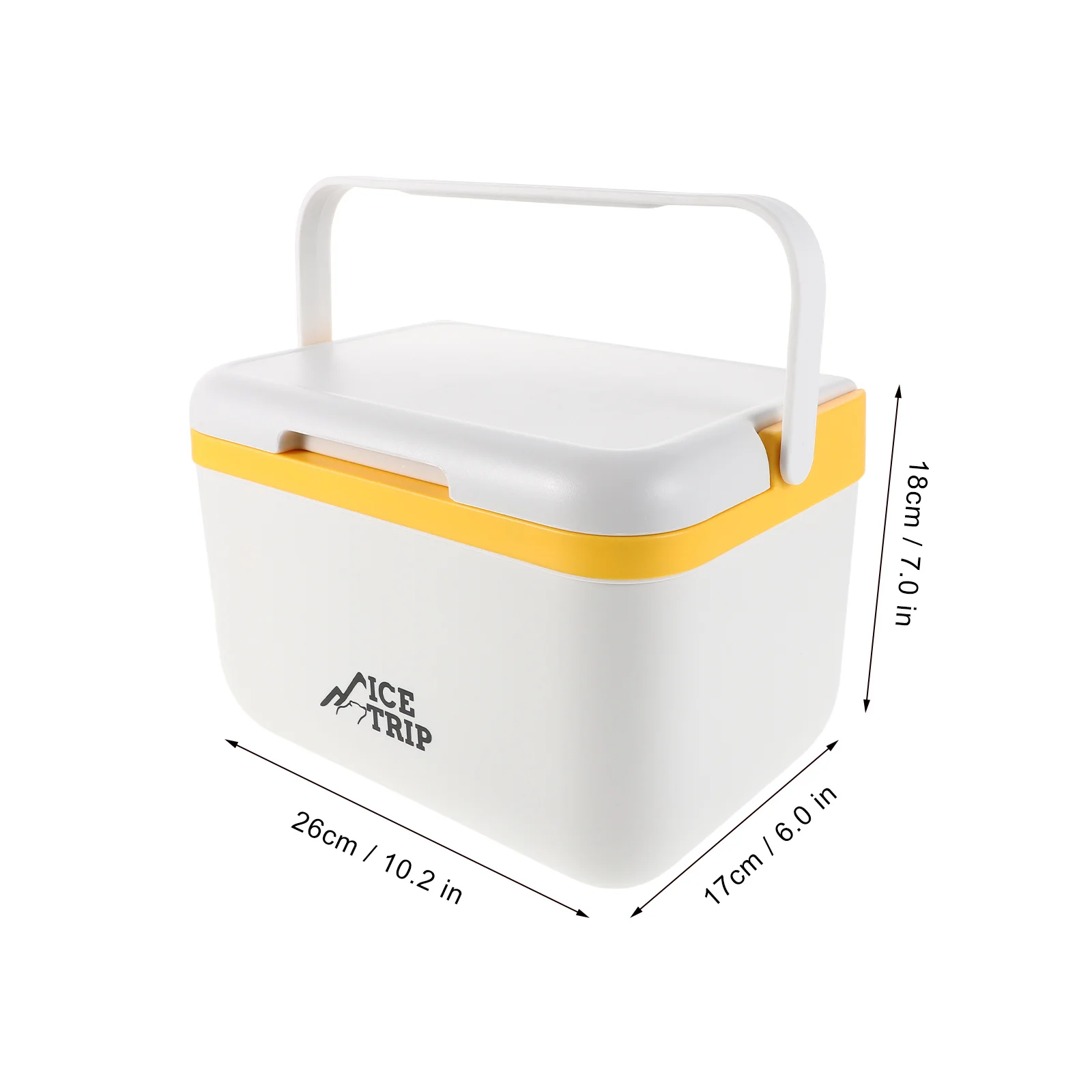 Caixa térmica isolada para acampamento ao ar livre, recipiente térmico portátil para alimentos, durável, à prova d'água, à prova de choque para piqueniques, churrasco, pesca