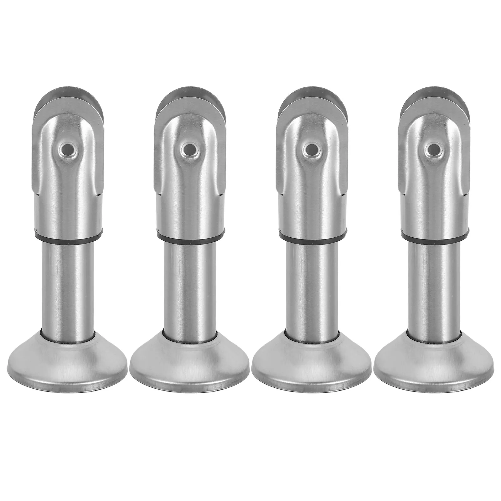 

4pcs Bathroom Partition Support Bracket Set Stainless Steel Public Restroom Stall Divider Replacement Toilet Partition Parts