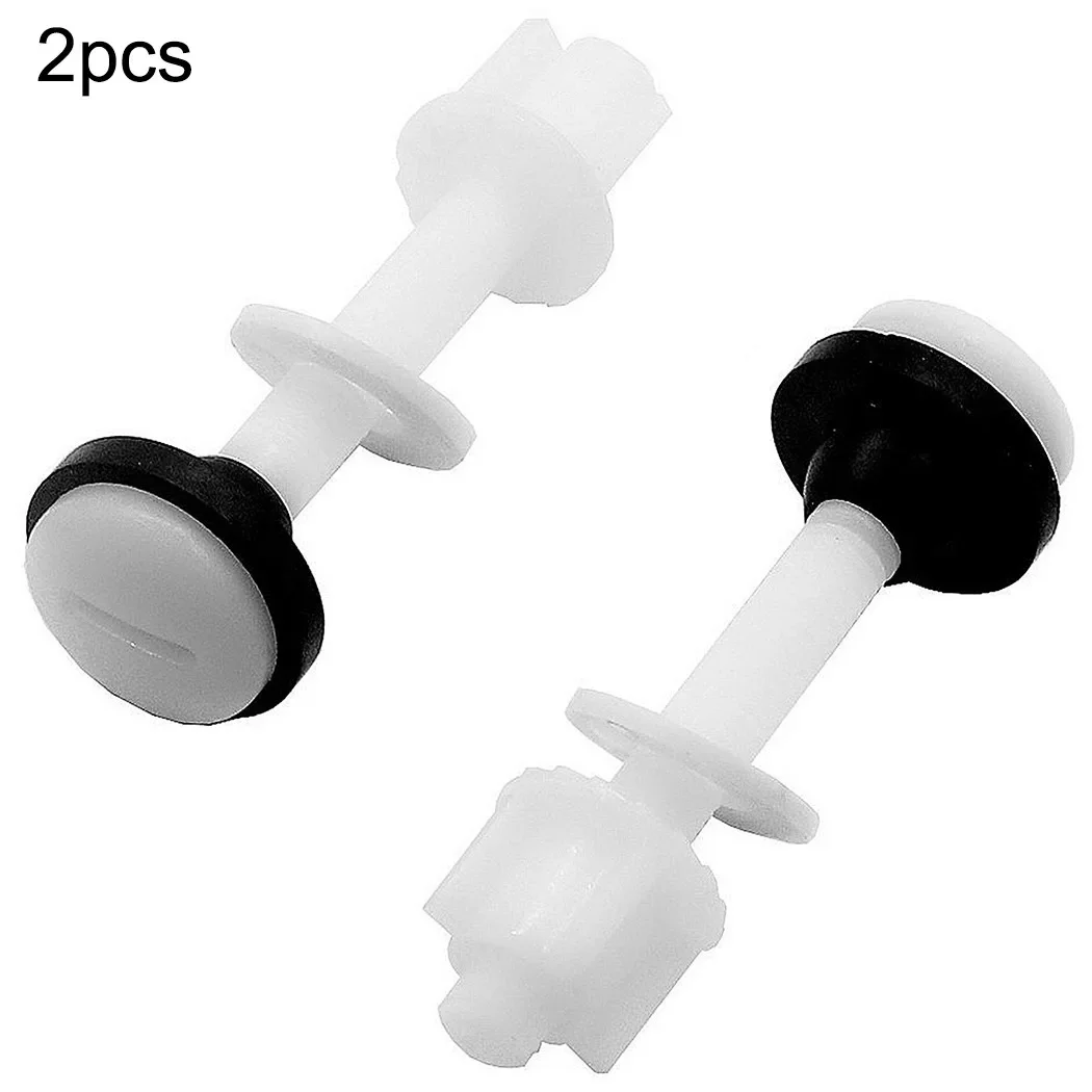 1Pair Universal Plastic Toilet Seat Fittings Toilet Cover Seat Screws Top Expansion Mounting Bolts Accessories Screw Hinge