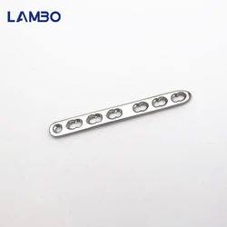 1pc 2.4mm S.S. Straight Locking Plate, Veterinary Orthopedic Implants, Mascotas Pet Hand Tools, Surgical Instruments for Dogs
