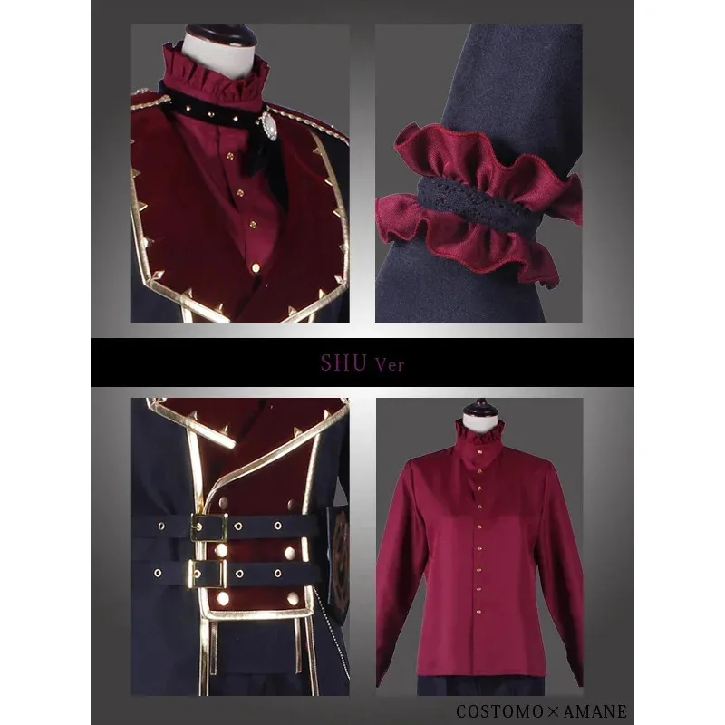 

Anime! Ensemble Stars Itsuki Shu nito nazuna Fashion Elegant Uniform Cosplay Costume Halloween Role Play Suit Custom Made YU0 FJ