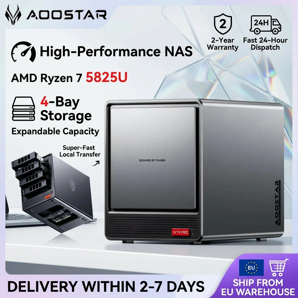 AOOSTAR WTR Pro Mini PC NAS Ryzen 7