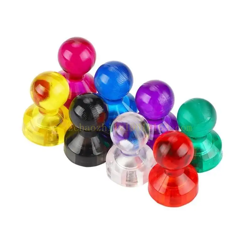 10 piezas chinchetas coloridas, imanes pizarra blanca para cocina, hogar, escuela, aula, para calendarios nevera, pizarras escolares