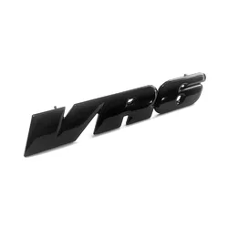 Chrome 3D VR6 Front Grill Badge Emblem Decal MK3 Grille Auto Logo Car Stickers for VW Golf Corrado Jetta Passat