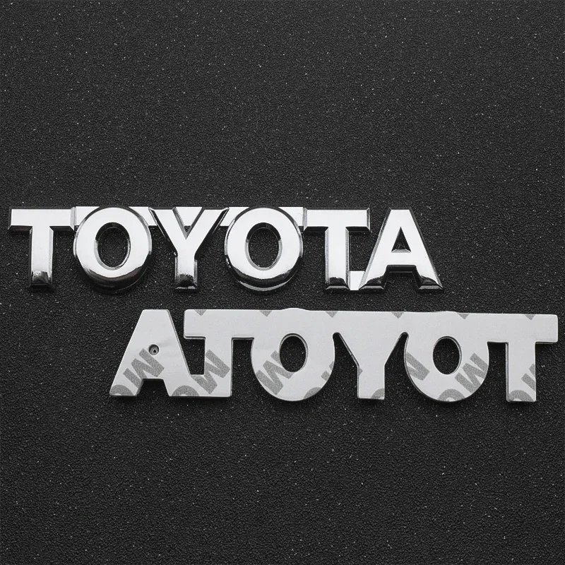1 قطعة ثلاثية الأبعاد لاصق الشعار الأمتعة شعار لتويوتا GT86 RAV4 كورولا كامري أتمنى كراون ريز حقوق الإنسان أفالون هايلاندر ريز بريوس يارس فيوس