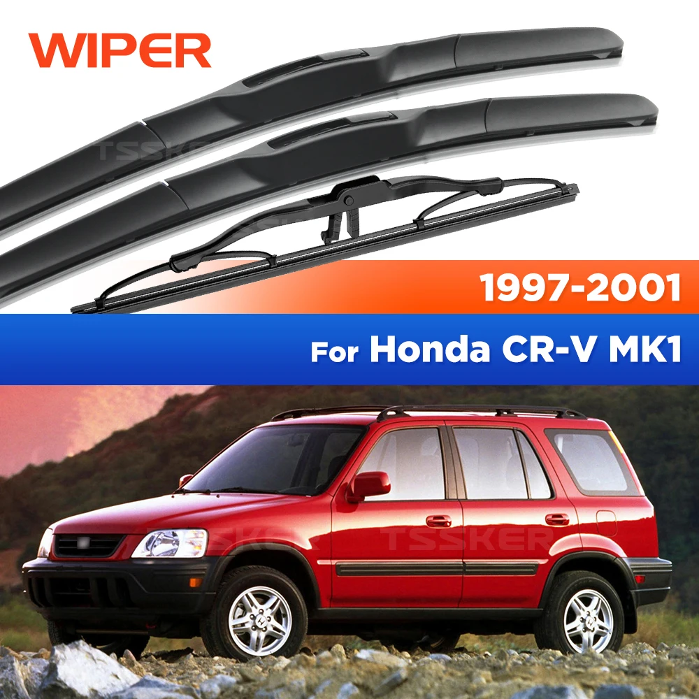 

Front & Rear Wiper For Honda CR-V CRV MK1 1997-2001 1998 1999 2000 Wiper Blades Windshield Windscreen Window Brushes 19"+19"+13"