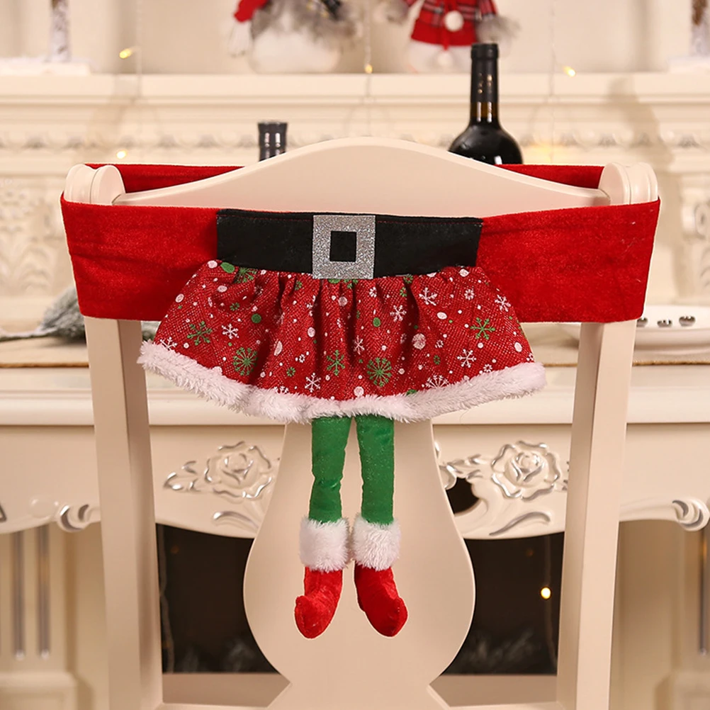 

Kitchen Chair Covers Girls Skirt Dining Chairs Slipcovers Removable Bow Tie Stretch