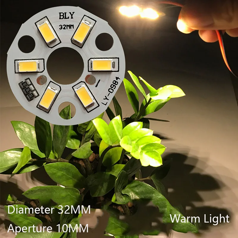 1pcs High Brightness LED DC5V 3W 5730 SMD Light Panel Lamp Bead 6LEDs 3000K Warm or White 6500K light source DIY LED Bulb