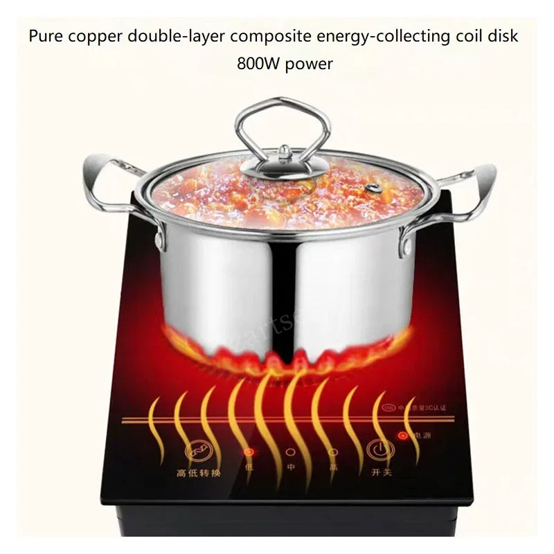 Electric Induction Cooker Waterproof High Power Magnetic Induction Cooker Intelligent Hot Pot Stove Induction Cooktop