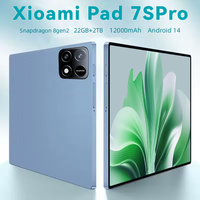 2025 Pad 7S Pro Global Mi 11 inch tablet Android 14 16GB 1TB Snapdragon 8 Gen2 4K HD 5G WIFI Bluetooth WPS 20000mAh tablets Tab