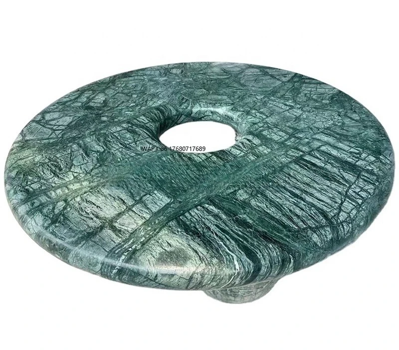 Factory Price Creative Green Marble Coffee Table Marble Center Table Tea Table Set for the Living Room Home